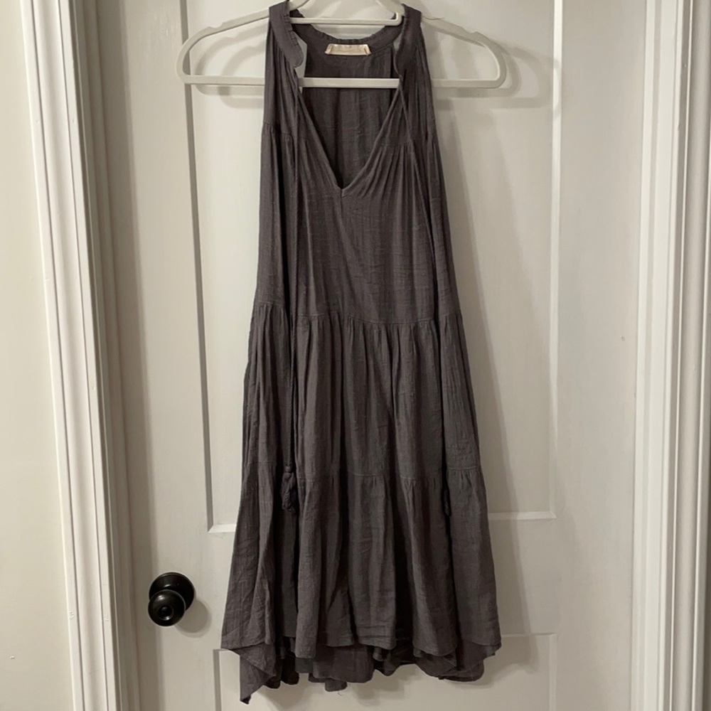 Short dress with tassels